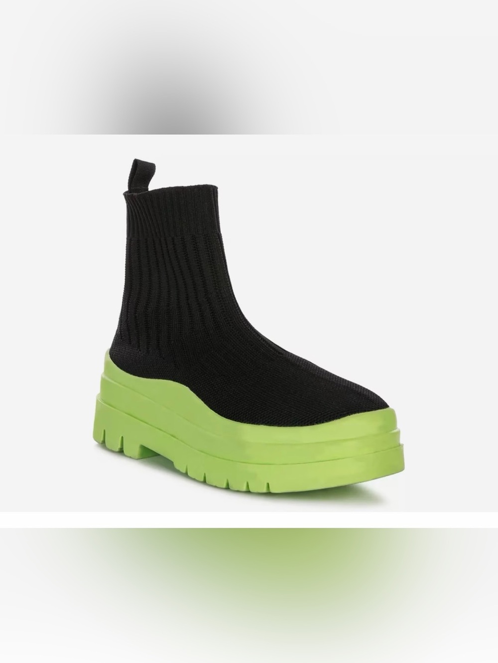 London Rag platform booties